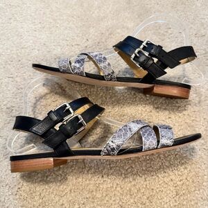 Poppy Barley Leopard Print Strappy Sandal